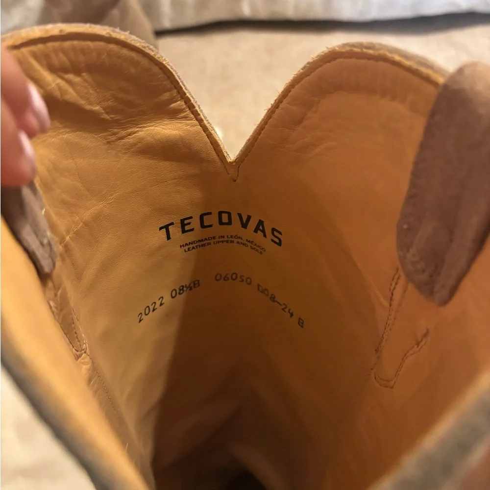 TECOVAS- Abby Suede Cowboy Boots